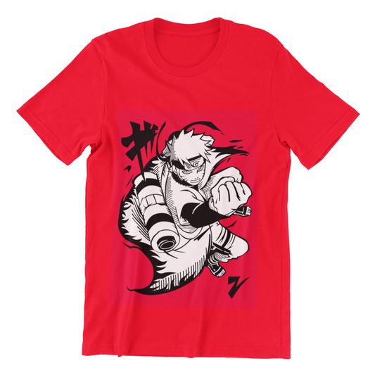 Camiseta Naruto Fist Red Edition