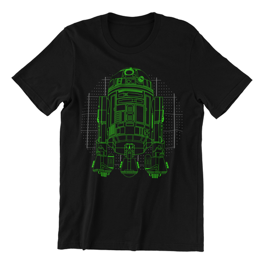 Camiseta Star Wars R2D2 Green