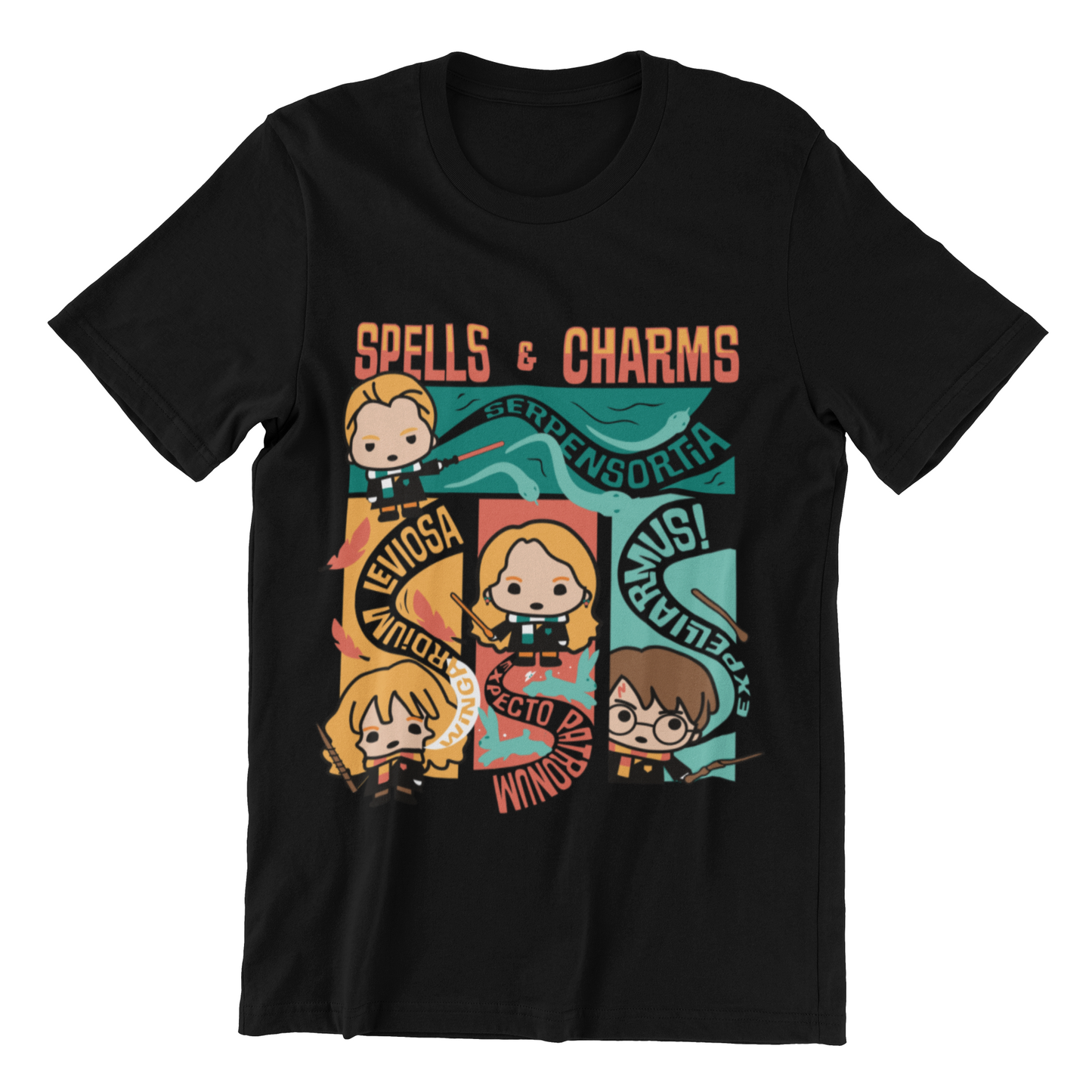 Camiseta Harry Potter Spells & Charms