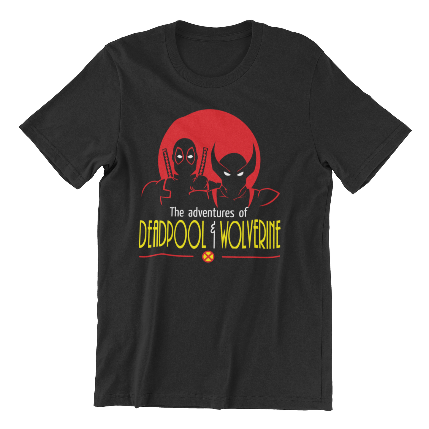 Camiseta Deadpool VS Wolverine Rick Morty Style