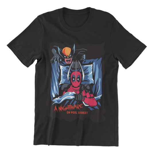 Camiseta Deadpool VS Wolverine Nightmare