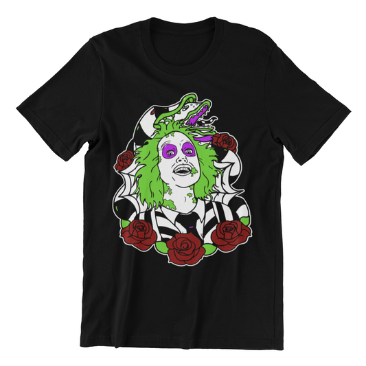 Camiseta Beetlejuice Roses