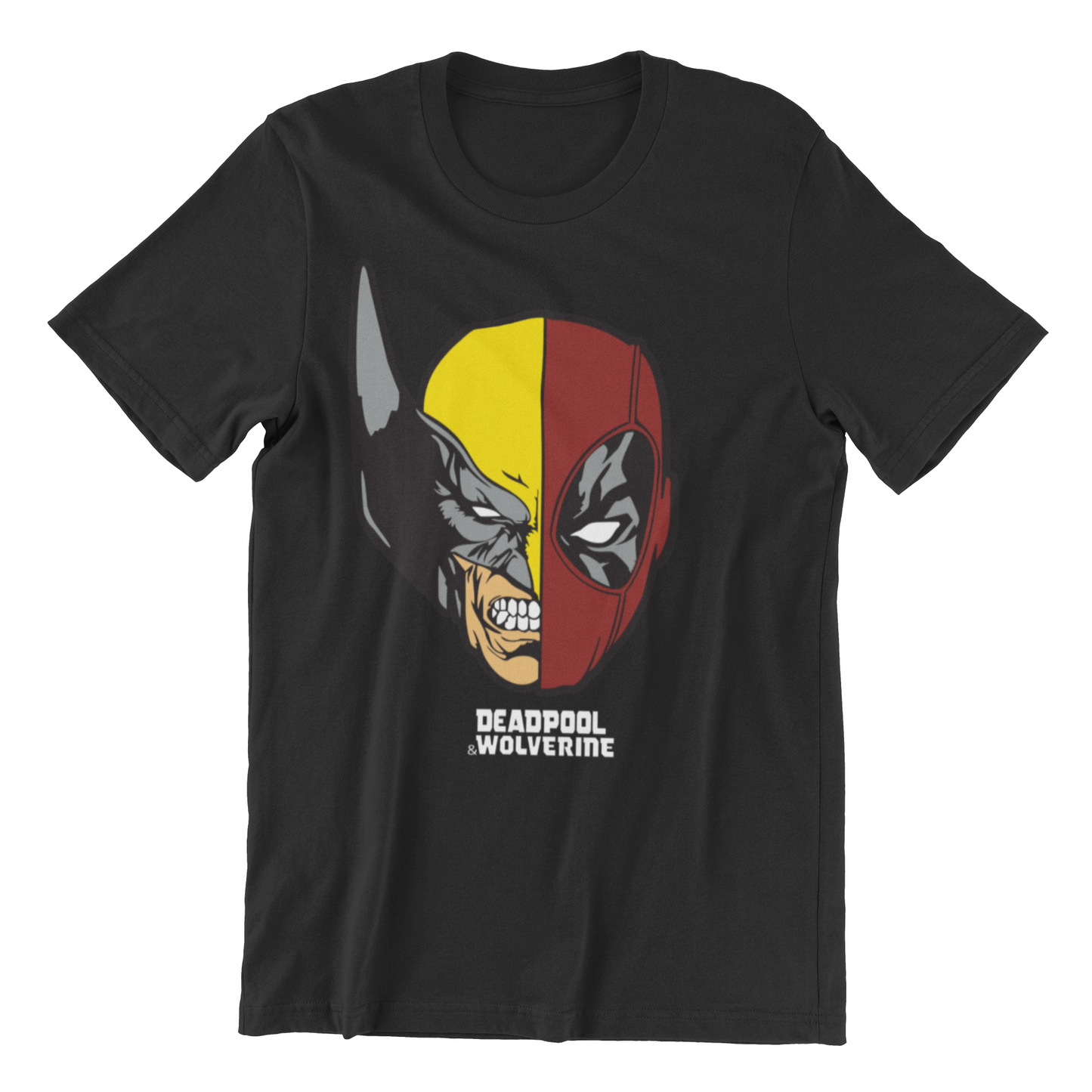 Camiseta Deadpool vs Wolverine Face OFF