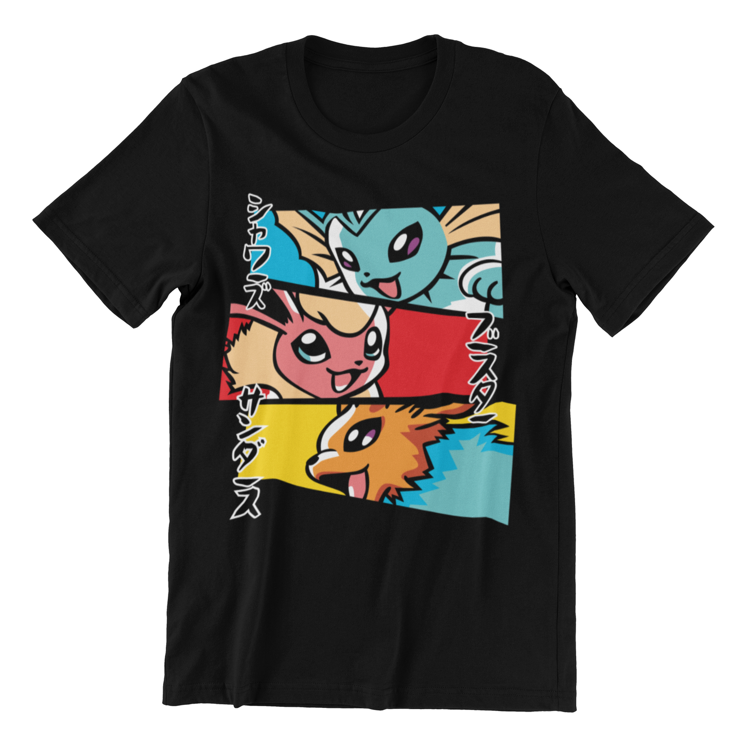 Camiseta Pokemon Triada