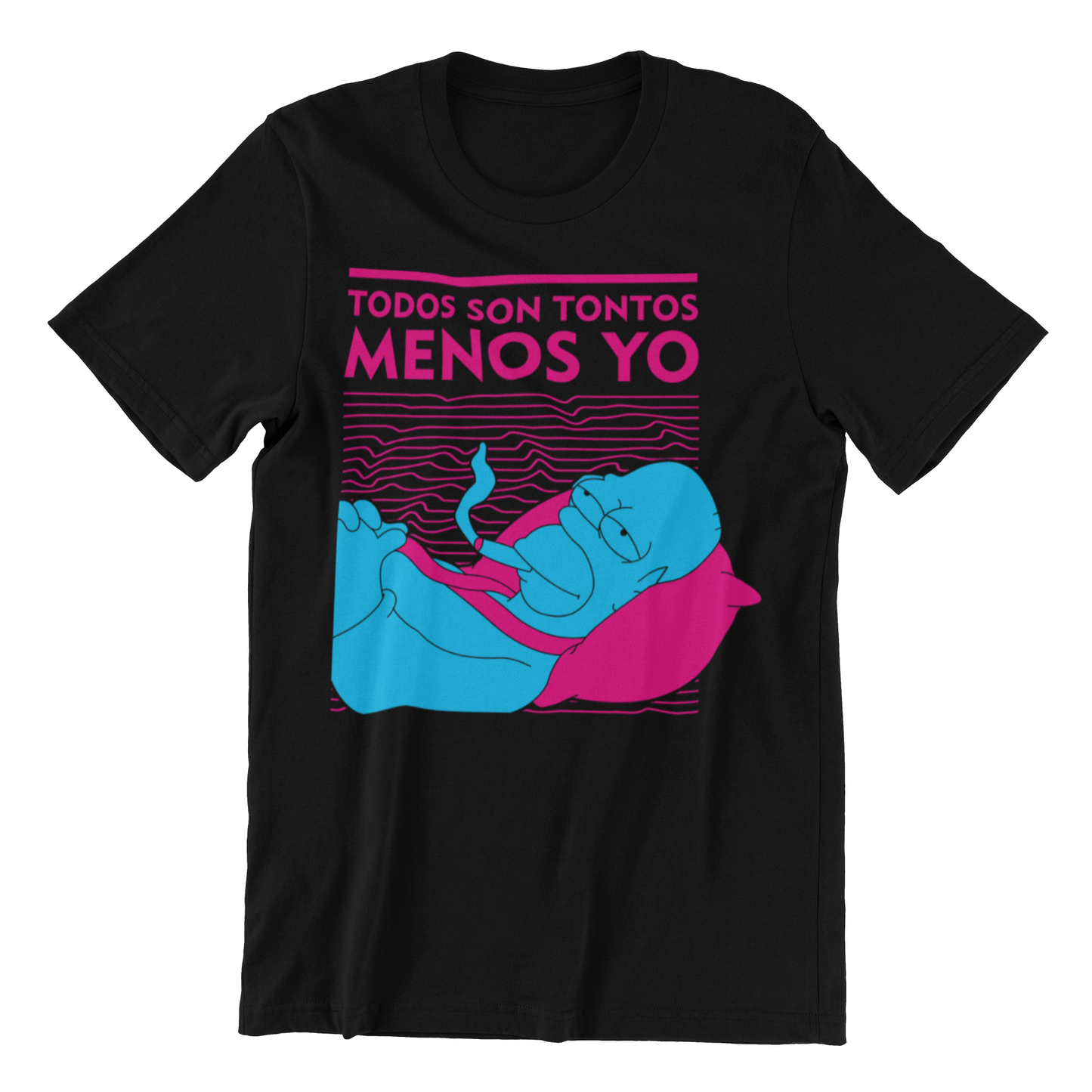 Camiseta Simpsons Homero Todos Son Tontos