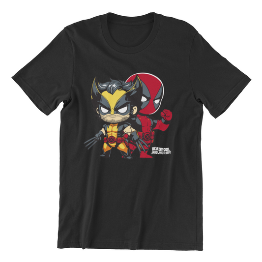 Camiseta Deadpool vs Wolverine Couple