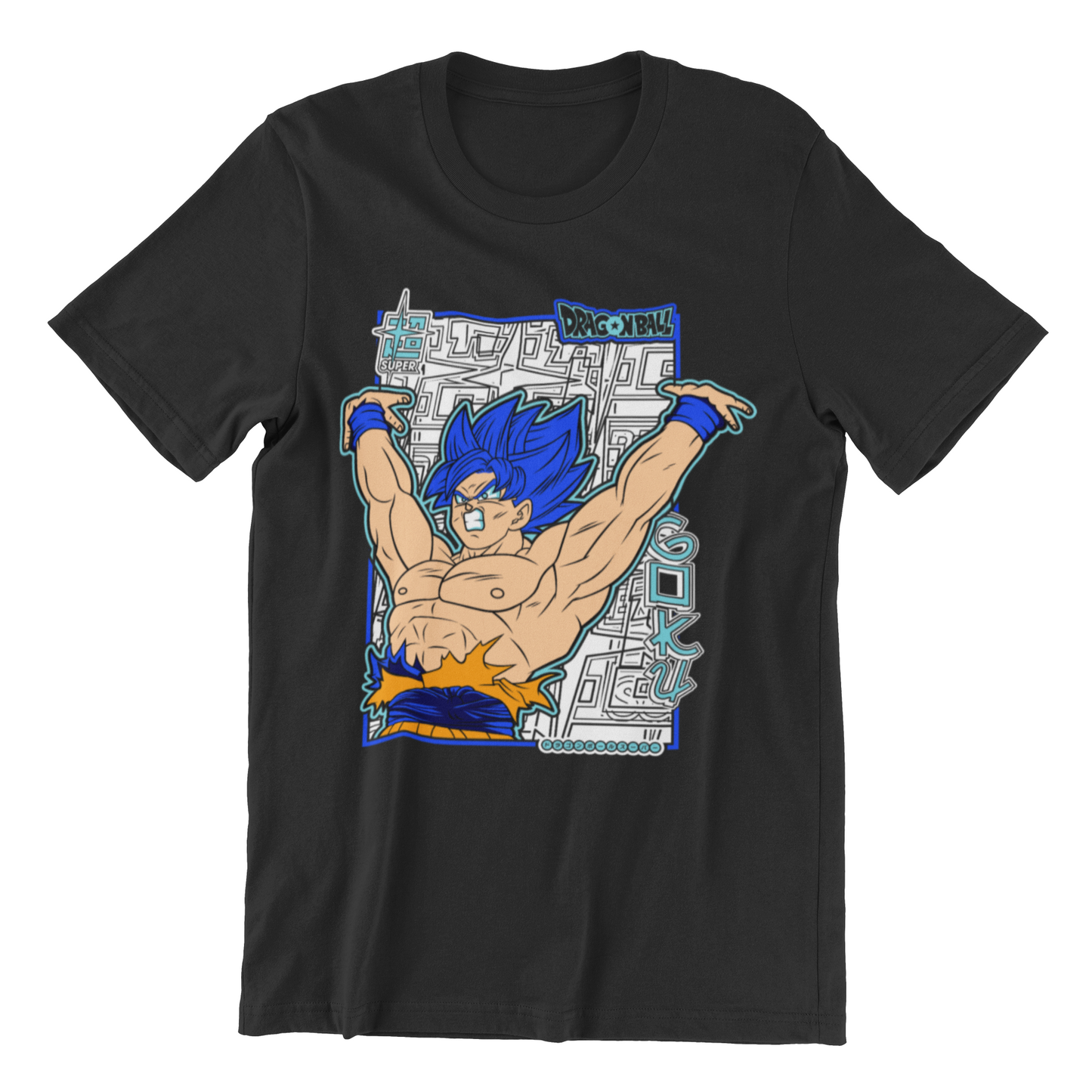 Camiseta Goku White Font