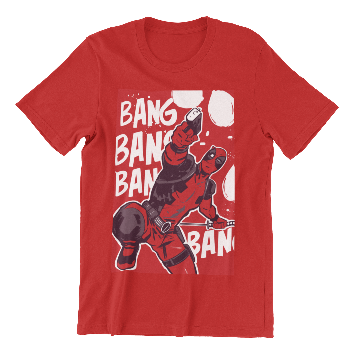 Camiseta Deadpool VS Wolverine Bang Bang